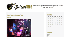 Desktop Screenshot of guitarvibe.com
